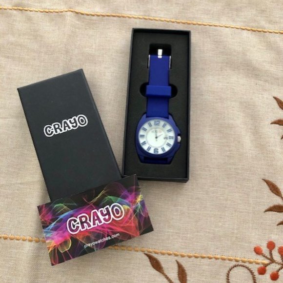 🌸 Crayo Unisex Silicone Adjustable Strap Watch - Picture 2 of 6
